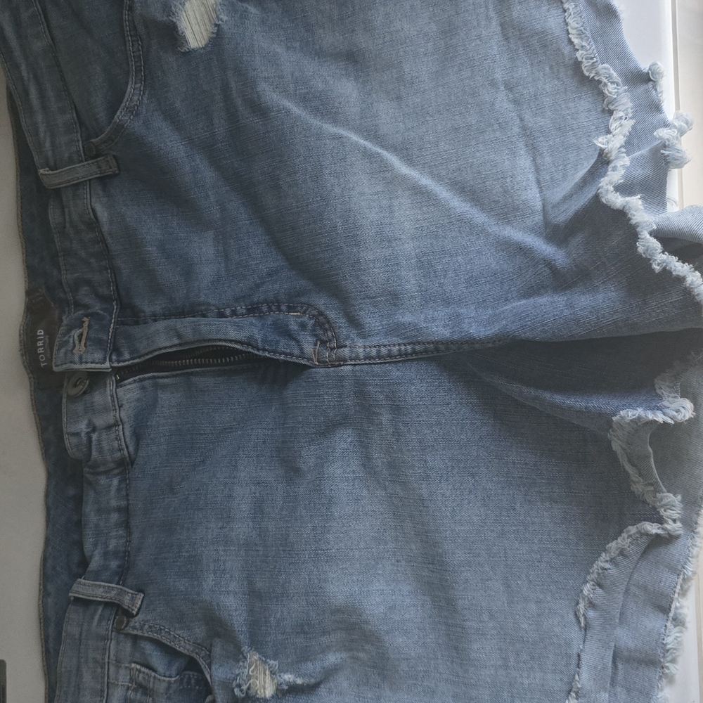 Torrid Blue Denim Shorts